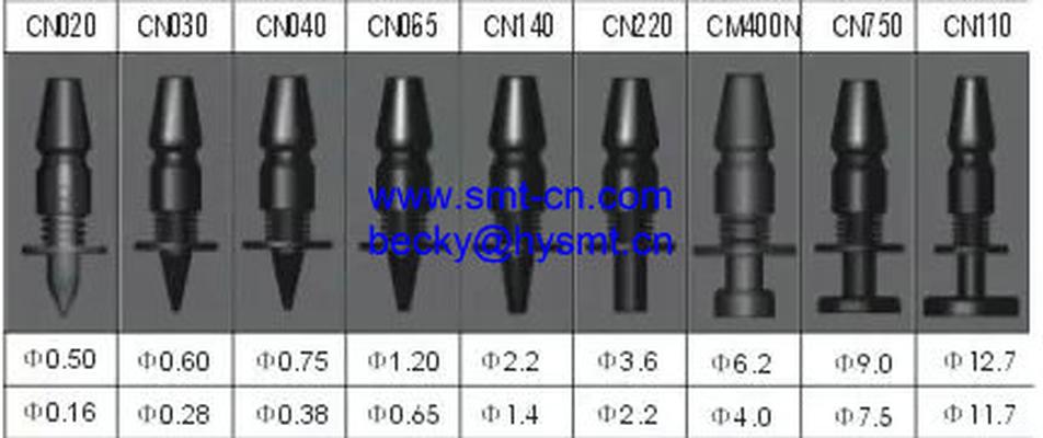 Samsung Hanwha 0201 01005 03015 Nozzle